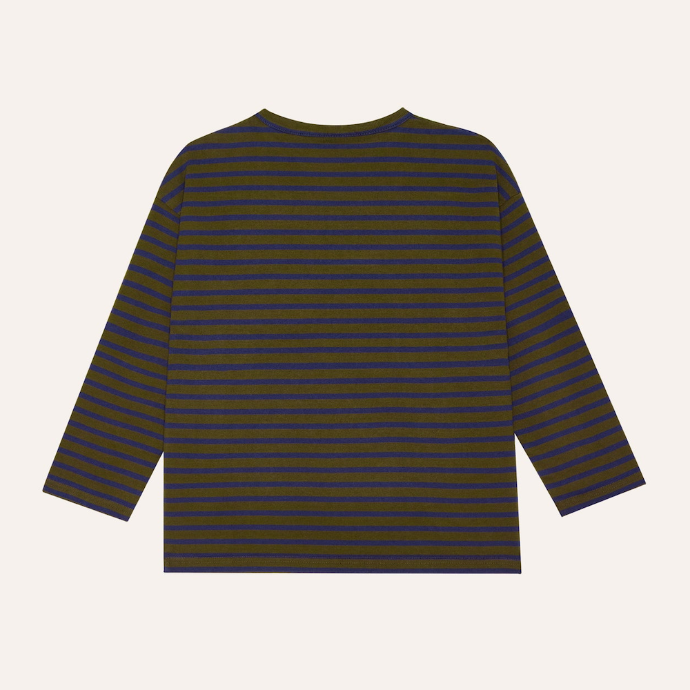 Green Stripes Long Sleeve Tshirt