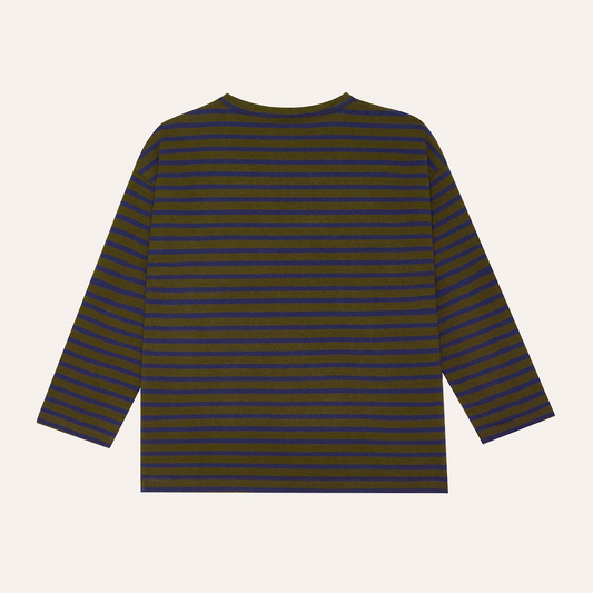 Green Stripes Long Sleeve Tshirt