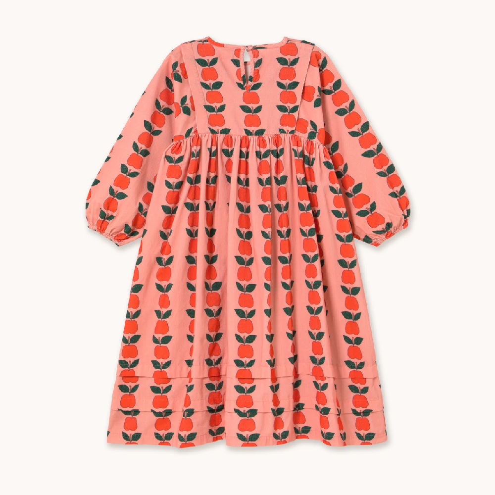 Apple Pleats Dress Pink