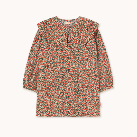 Mini Apples Dress Dark Vanilla