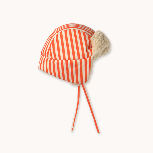Stripes Chapka Vanilla/Summer Red