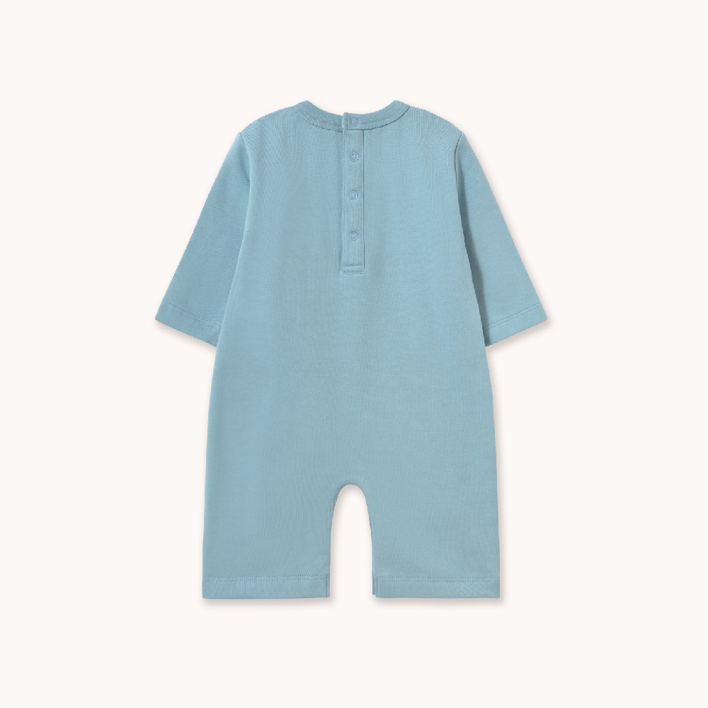 Tulip & Daisy Graphic One-Piece Denim Blue