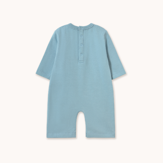 Tulip & Daisy Graphic One-Piece Denim Blue