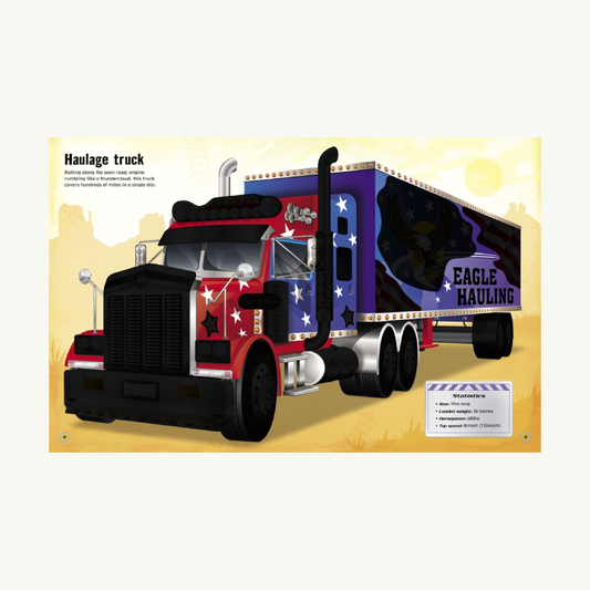 Build Your Own Trucks Sticker Book