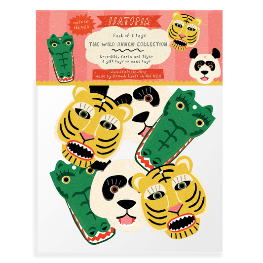 Wild Bunch Gift Tags Pack of 6