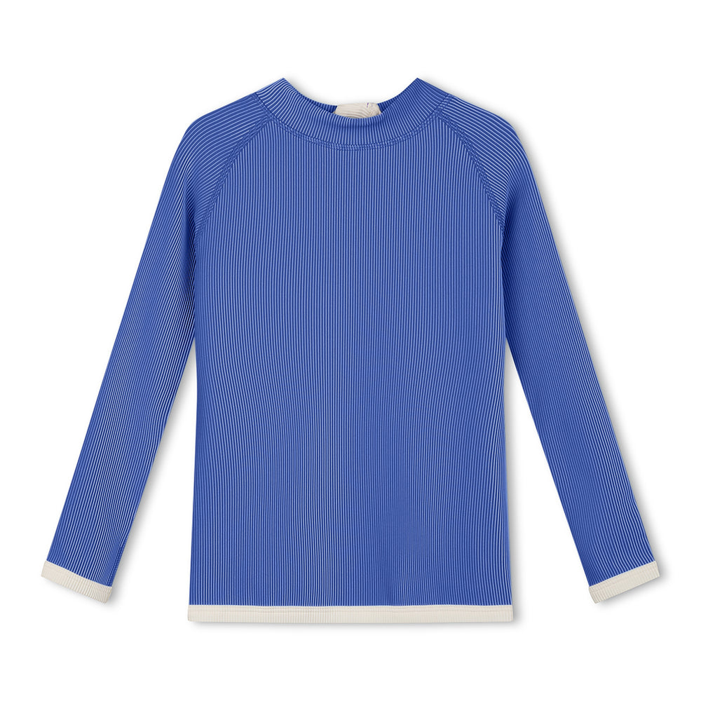 Sea Blue Mini Stripe Rashie