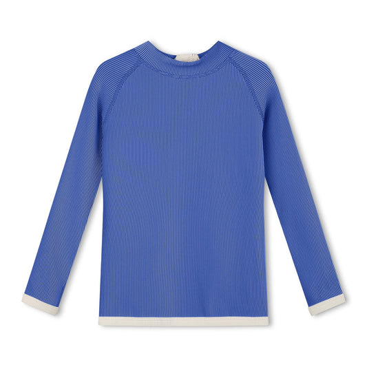 Sea Blue Mini Stripe Rashie