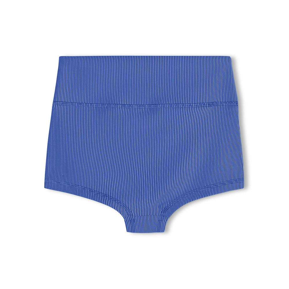 Sea Blue Mini Stripe Boy Short