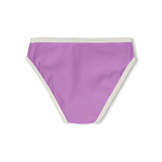 Lilac Mini Stripe Bikini Bottom back