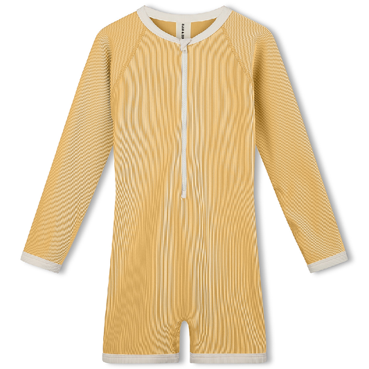 Mini Rib Surf Suit Marigold