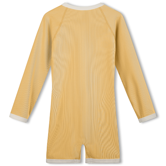 Mini Rib Surf Suit Marigold