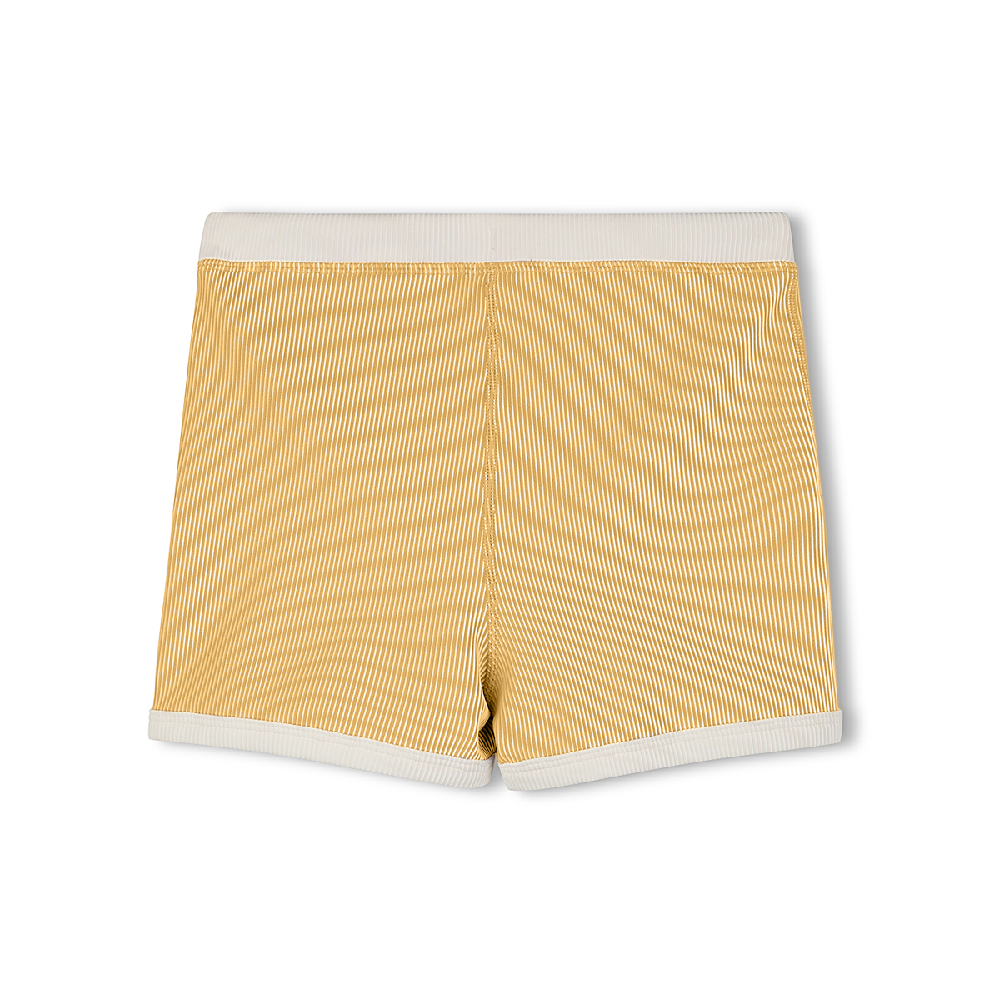 Mini Stripe Rib Surf Short Marigold