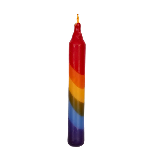 Ahrens Celebration Ring Candle - Rainbow