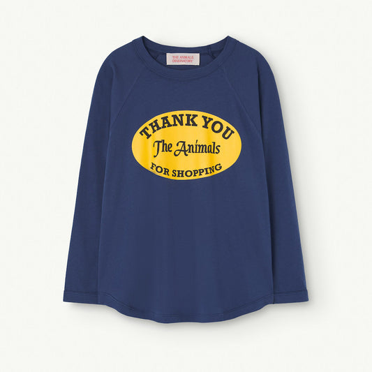 Anteater Kids Long Sleeve T-Shirt Deep Blue