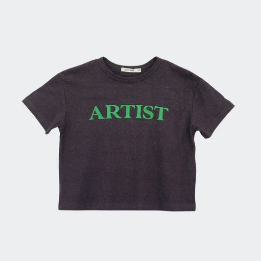 Artist Tee Bright Green Print