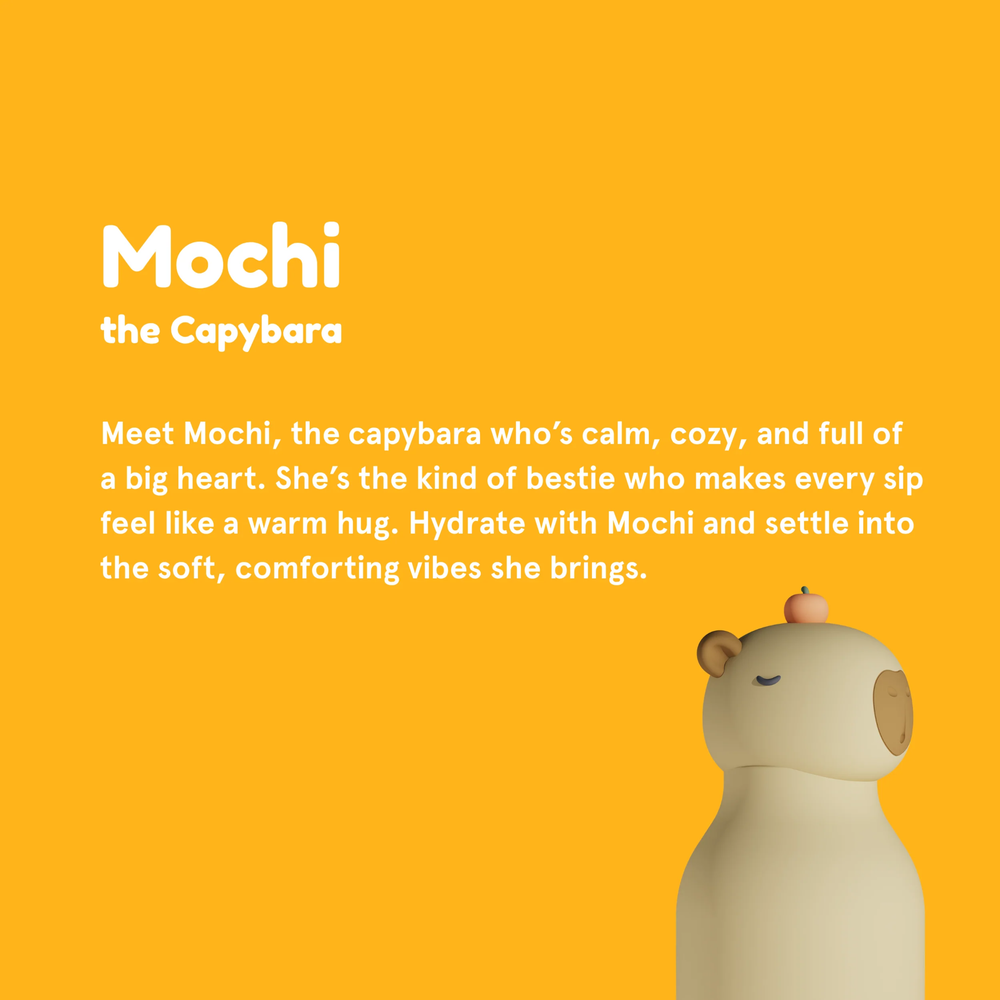 Asobu Bestie Bottle Capybara side