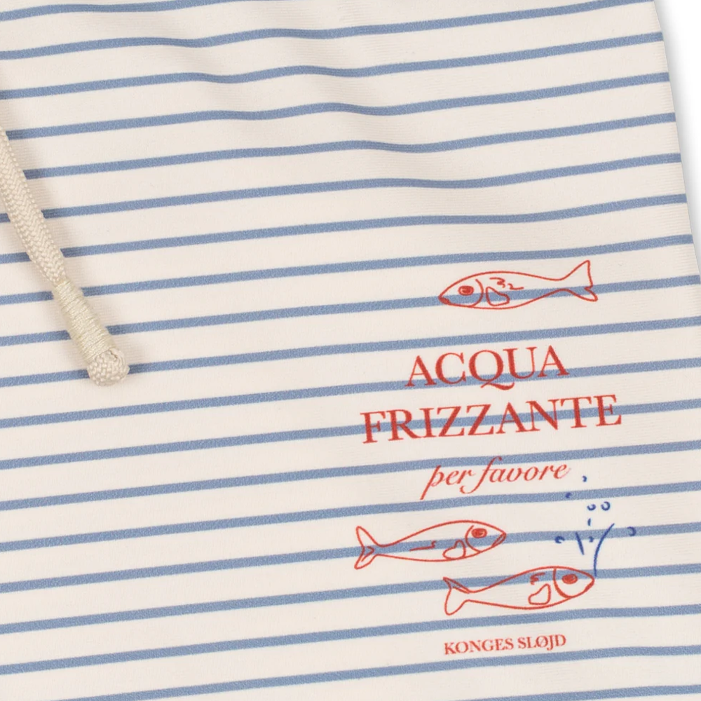 Aster Swim Pants Stripe Blue