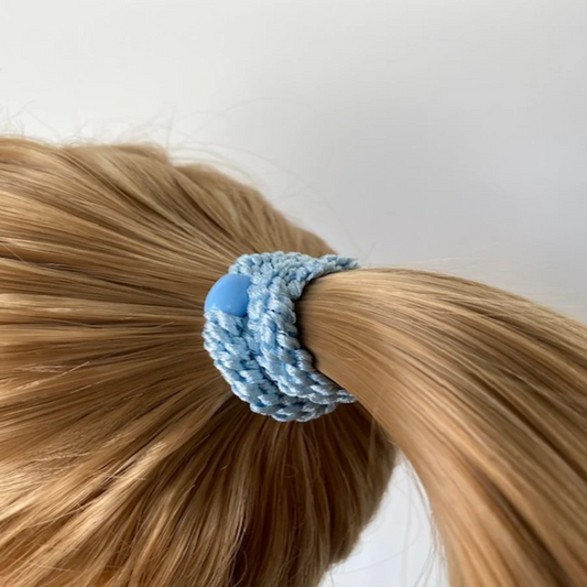 Baby Blue Hair Tie