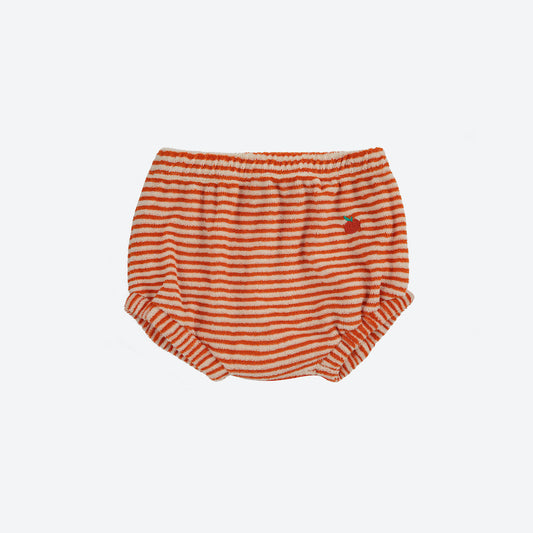 Baby Orange Stripes Terry Bloomers