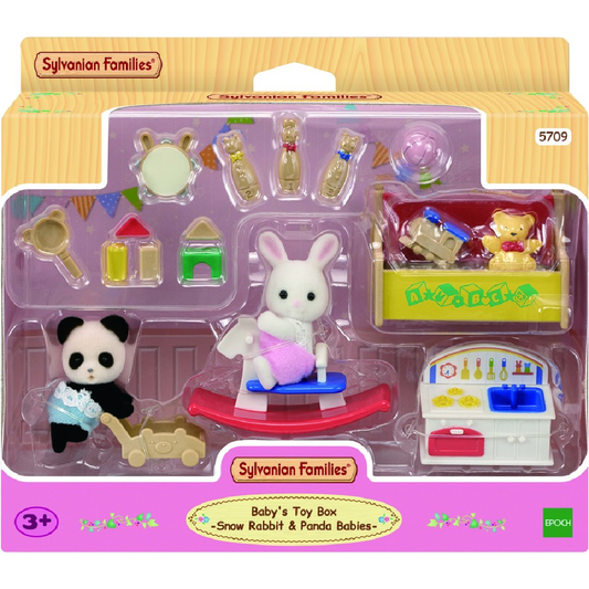 Baby's Toy Box - Snow Rabbit & Panda Babies