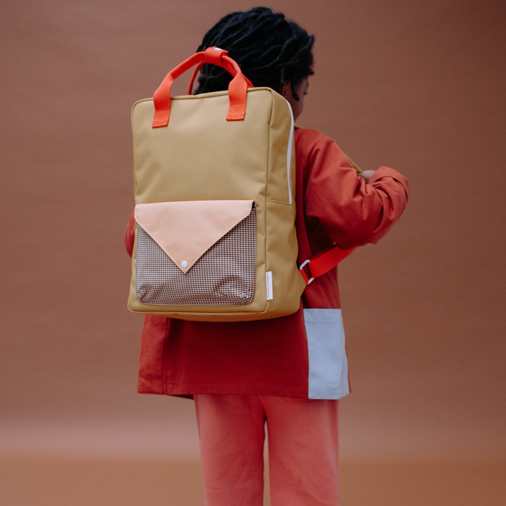 Backpack Large Envelope Bookworm Green