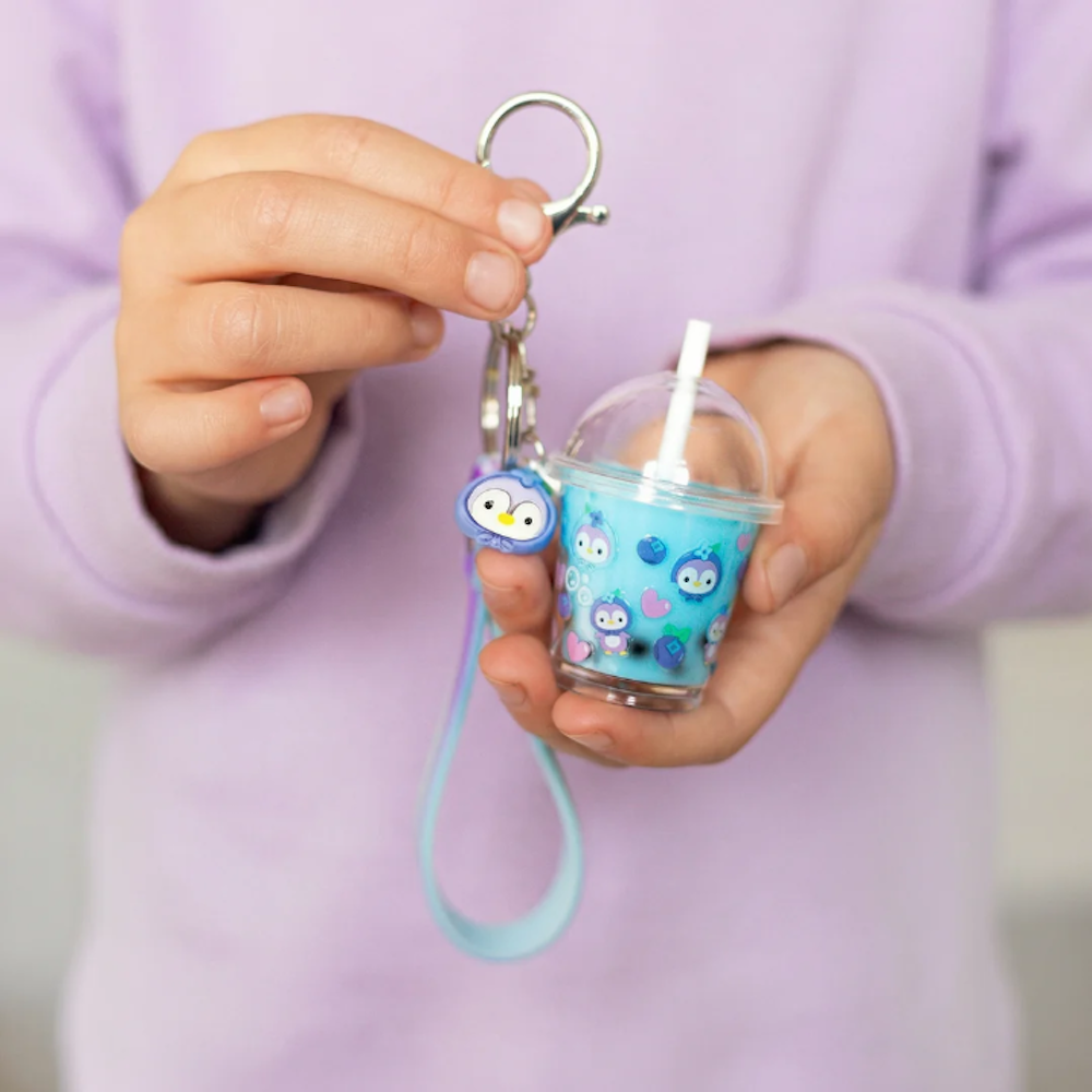 Bag Charm Kit Blueberry Bubble Tea