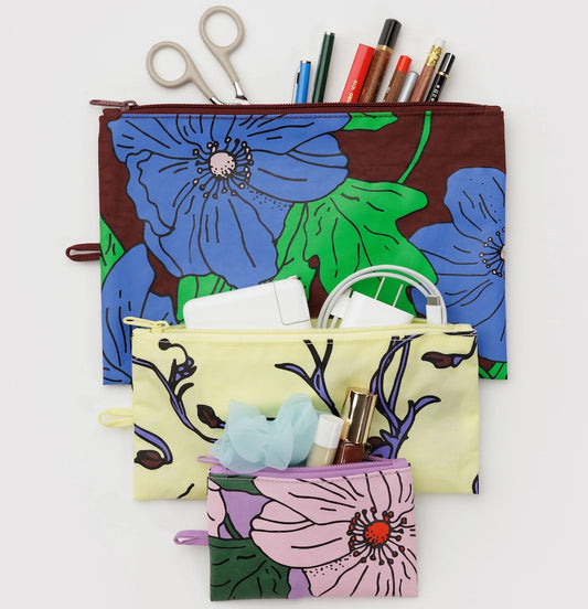 Flat Pouch Set Poppy Mix