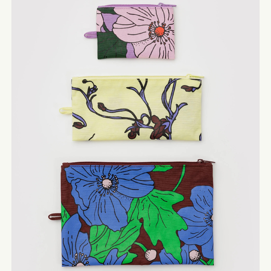 Flat Pouch Set Poppy Mix