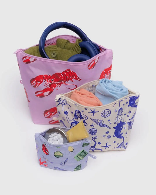 Go Pouch Set Sea Creatures