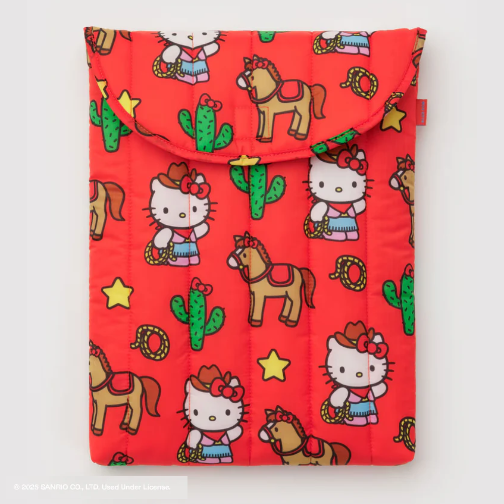 Puffy Laptop Sleeve 16" Hello Kitty Western