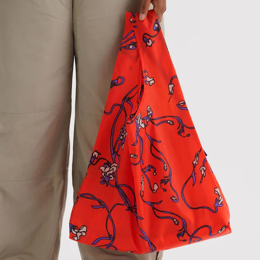 Standard Baggu Red Snapdragon