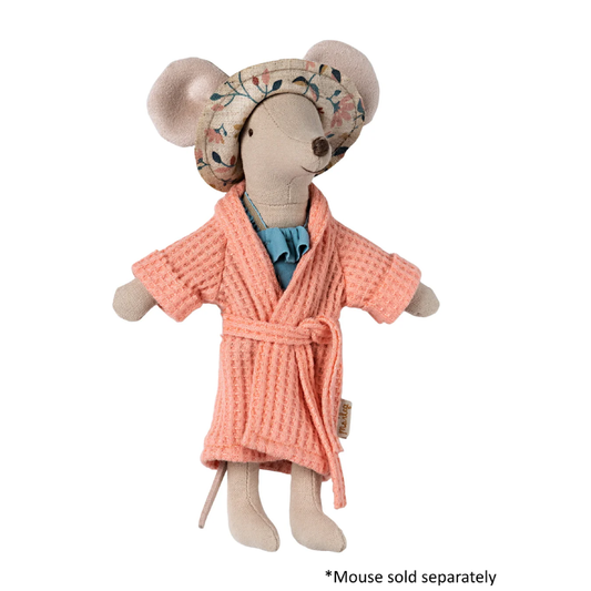 Bathrobe For Mouse Coral