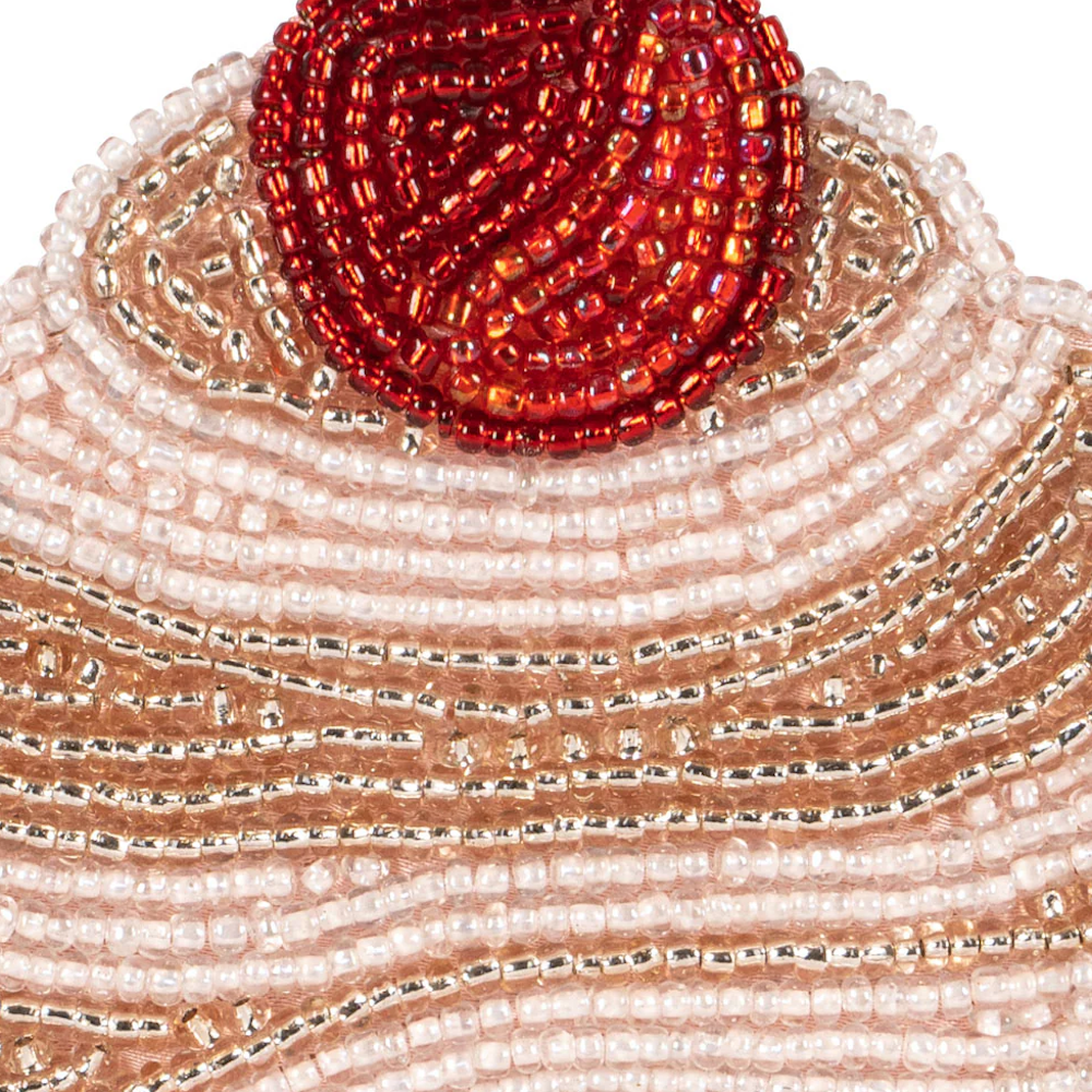 Beaded Ice Cream Strap Wallet