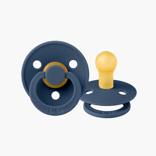 Bibs Dummy Twin Pack Steel Round