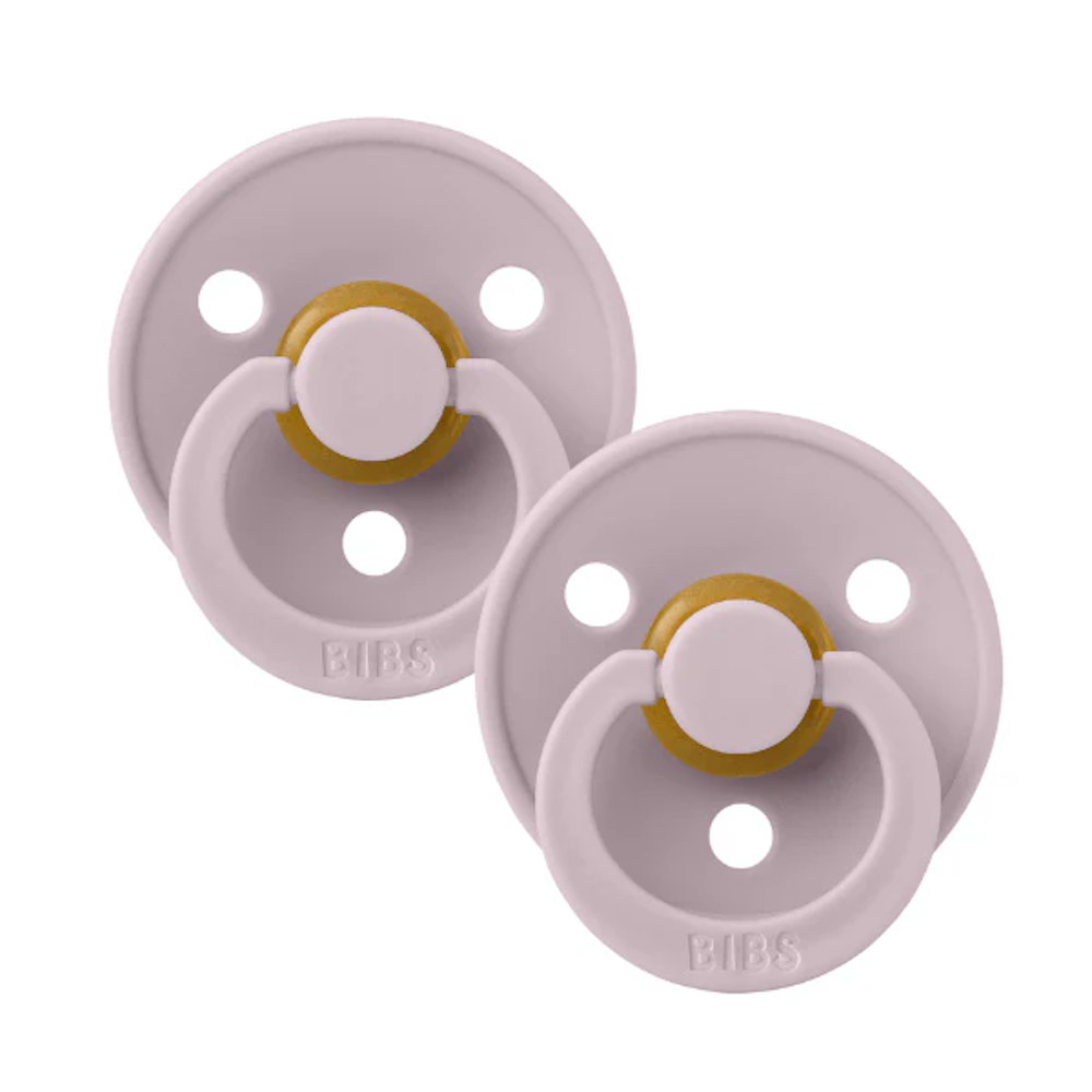 Bibs Dummy Dusky Lilac Round