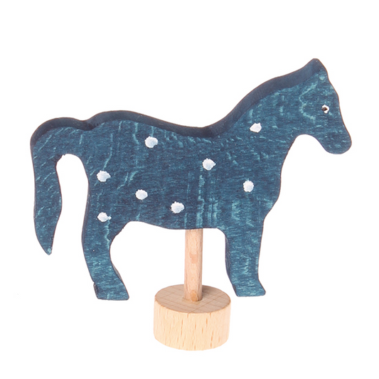 Blue Horse Decoration