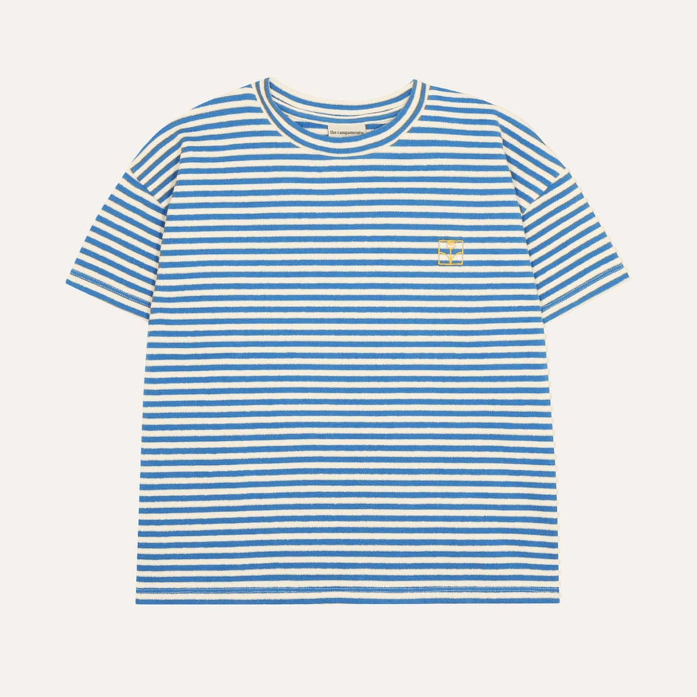 Blue Stripes Oversized T-Shirt