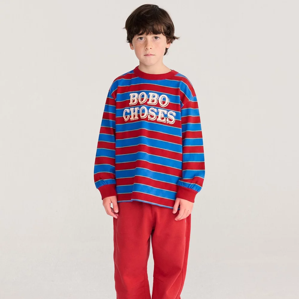 Bobo Choses Embossed Long Sleeve T-Shirt