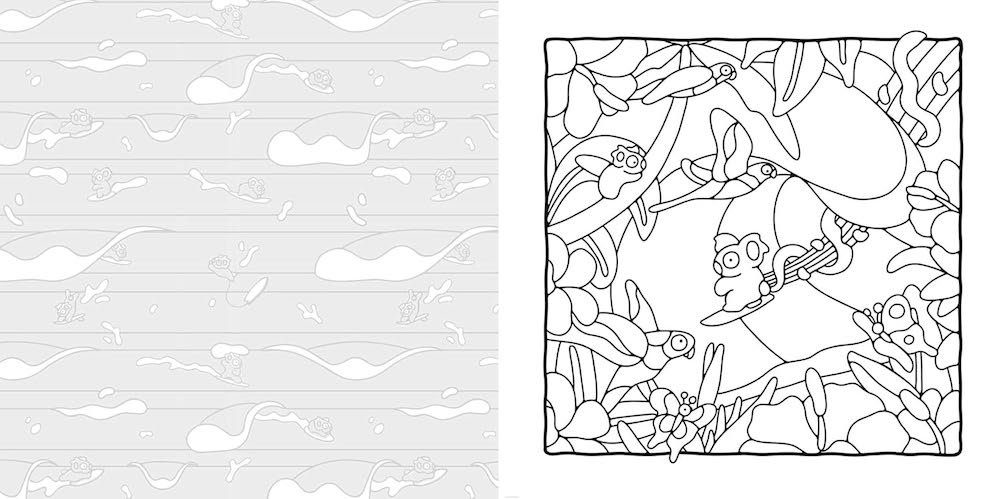 Cruisy Colouring: Surf 'n' Splash