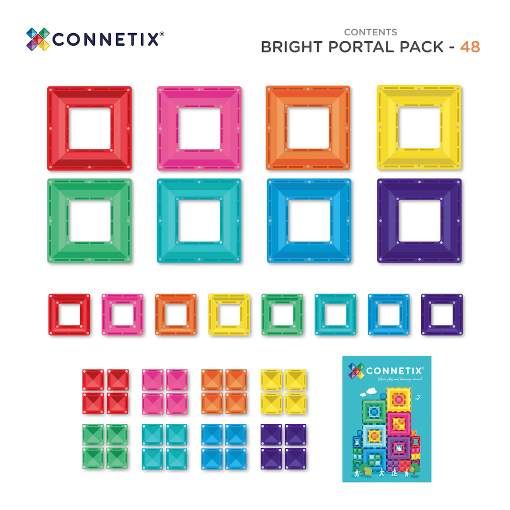Magnetic Bright Portal Pack 48 pc