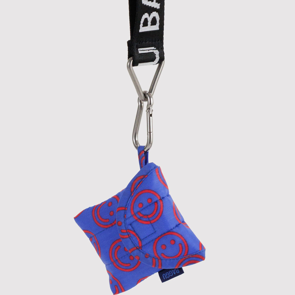 Puffy Earbuds Case Mini Cobalt Happy