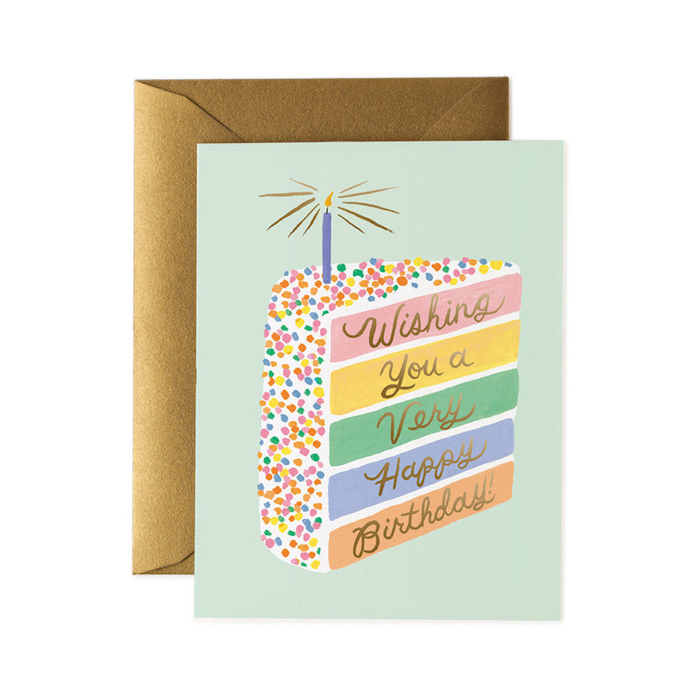 Cake Slice Birthday Greeting Card
