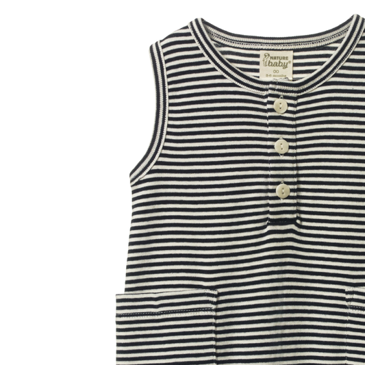 Camper Suit Navy Stripe