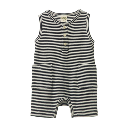 Camper Suit Navy Stripe