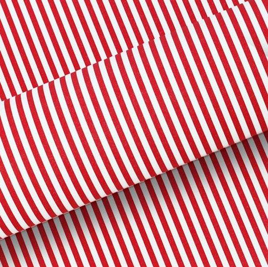 Wrapping Paper Candy Cane Stripe Red/White - Store Pick Up Only