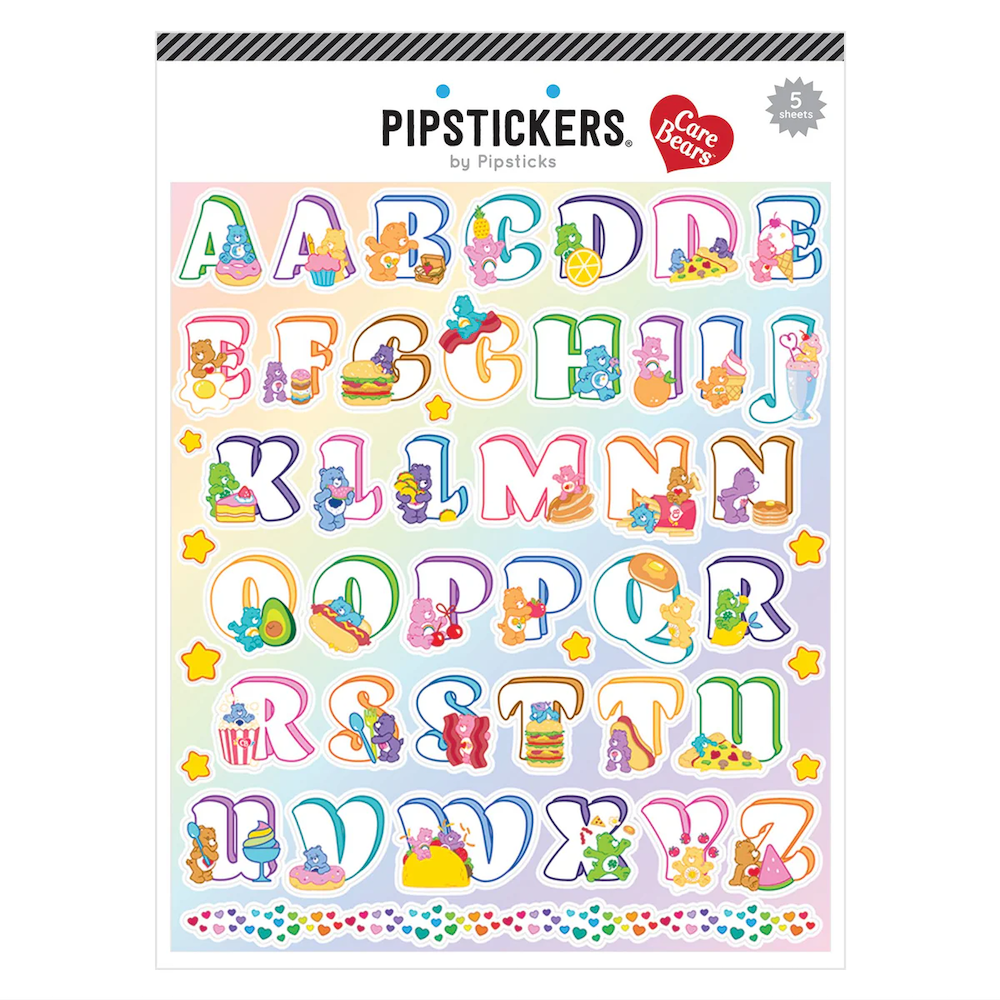 Care Bears Beary Hungry Big Alphabet Stickers