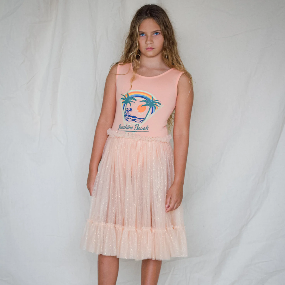 Carrie Tutu Tropical Peach Sparkle