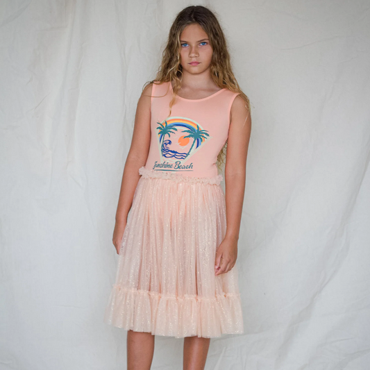 Carrie Tutu Tropical Peach Sparkle