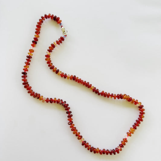 Knotted Carnelian Necklace