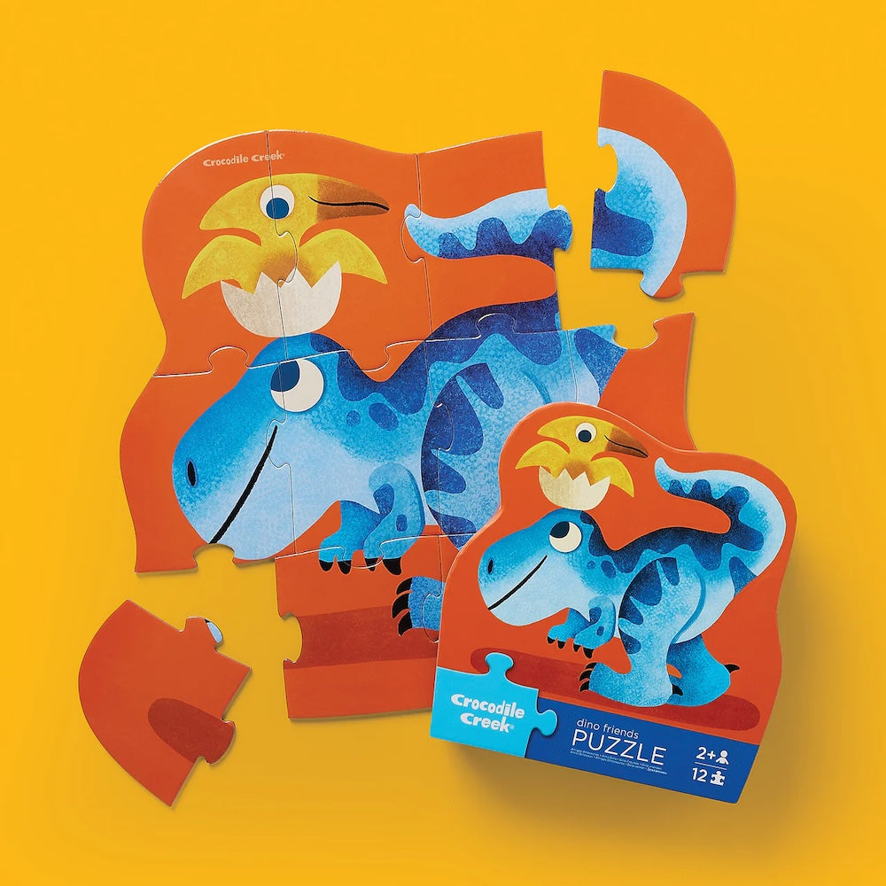 Mini Puzzle 12 Piece Dino Friends